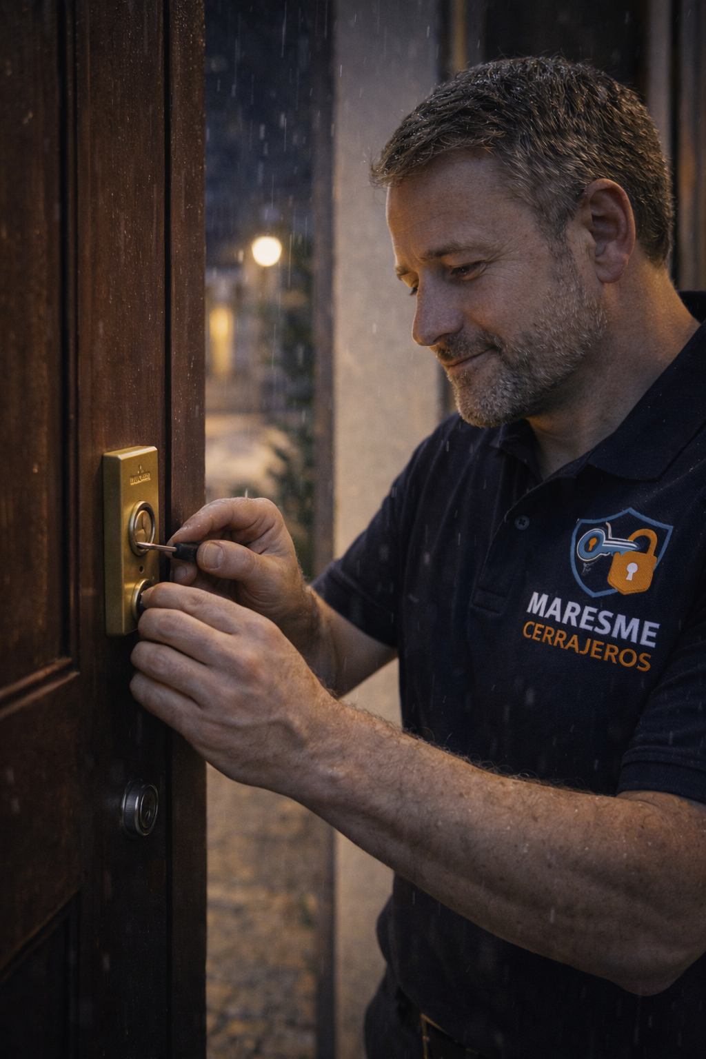 Lo que suele pasar en Pineda de Mar cuando una puerta venía avisando desde hace días